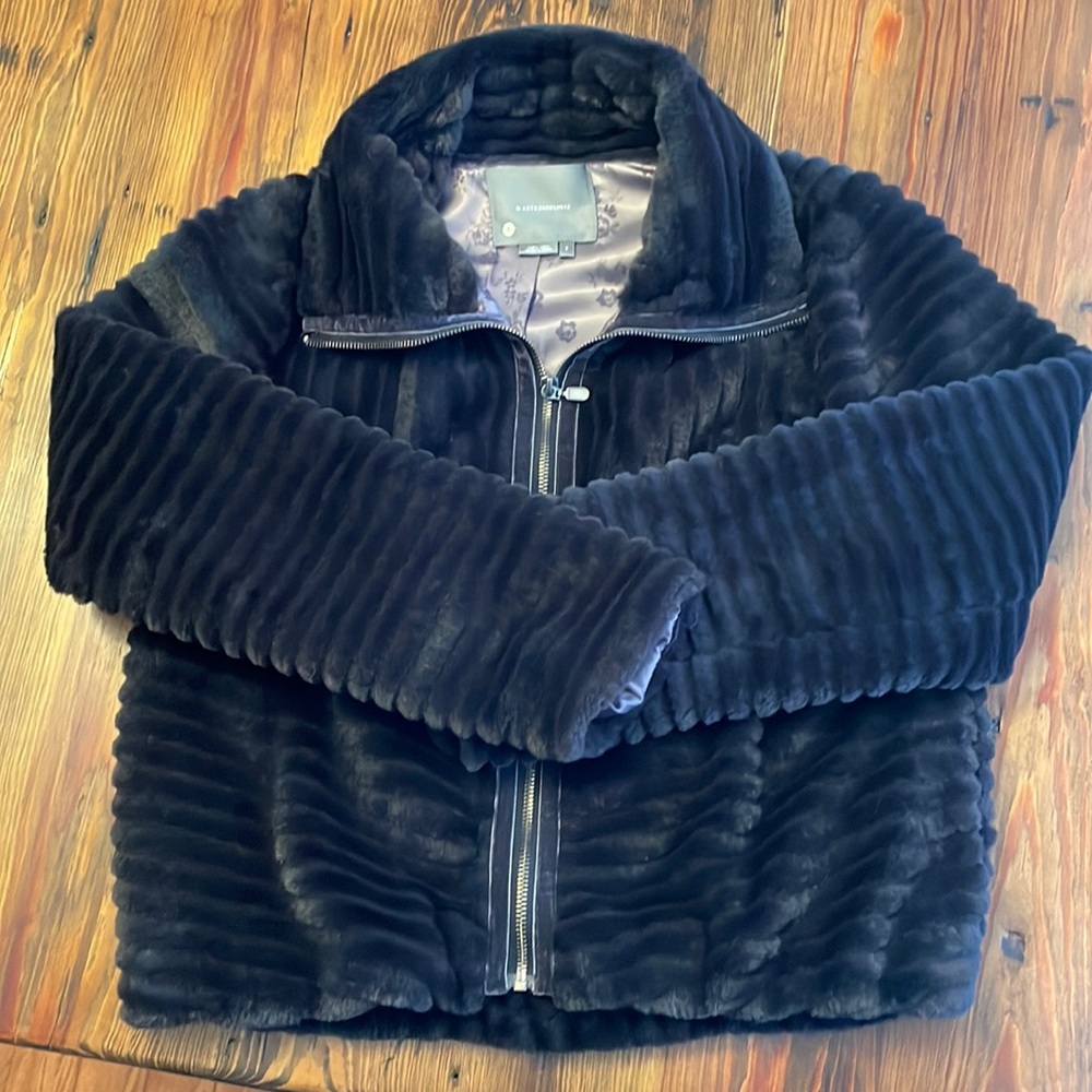 Anthropologie Faux Fur Coat